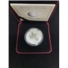 Image 2 : 2013 Maple Leaf $10. Two sugar maple leaves by artist Pierre Leduc. .9999 pure silver. In case of is