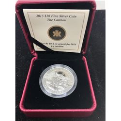 2013 Caribou $10. .9999 pure silver. In case of issue. Only 33,522 sold Proof.