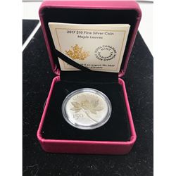 2017 Maple Leaves $10. Commemorates the 150 Anniversary of Canada and depicts G.E. Kruger-Gray’s ori