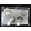 Image 4 : Set of 4 1965 Canadian Silver Dollar Types: Type 1: Small Beads, Pointed 5; Type 2: Small Beads, Blu