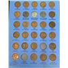 Image 3 : Set of 63 different U.S. Lincoln Cents 1941 – 1972D. Housed in a blue Whitman folder. Coins grade VG