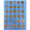 Image 4 : Set of 63 different U.S. Lincoln Cents 1941 – 1972D. Housed in a blue Whitman folder. Coins grade VG