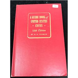 A Guide Book of United States Coins 1960 13th Edition. By R.S. Yeoman. The famous Red Book. Hard Cov
