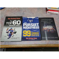 3 hockey books