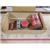 Image 1 : grape box w/ tins (blue ribbon, oxo, etc)