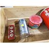 Image 3 : grape box w/ tins (blue ribbon, oxo, etc)