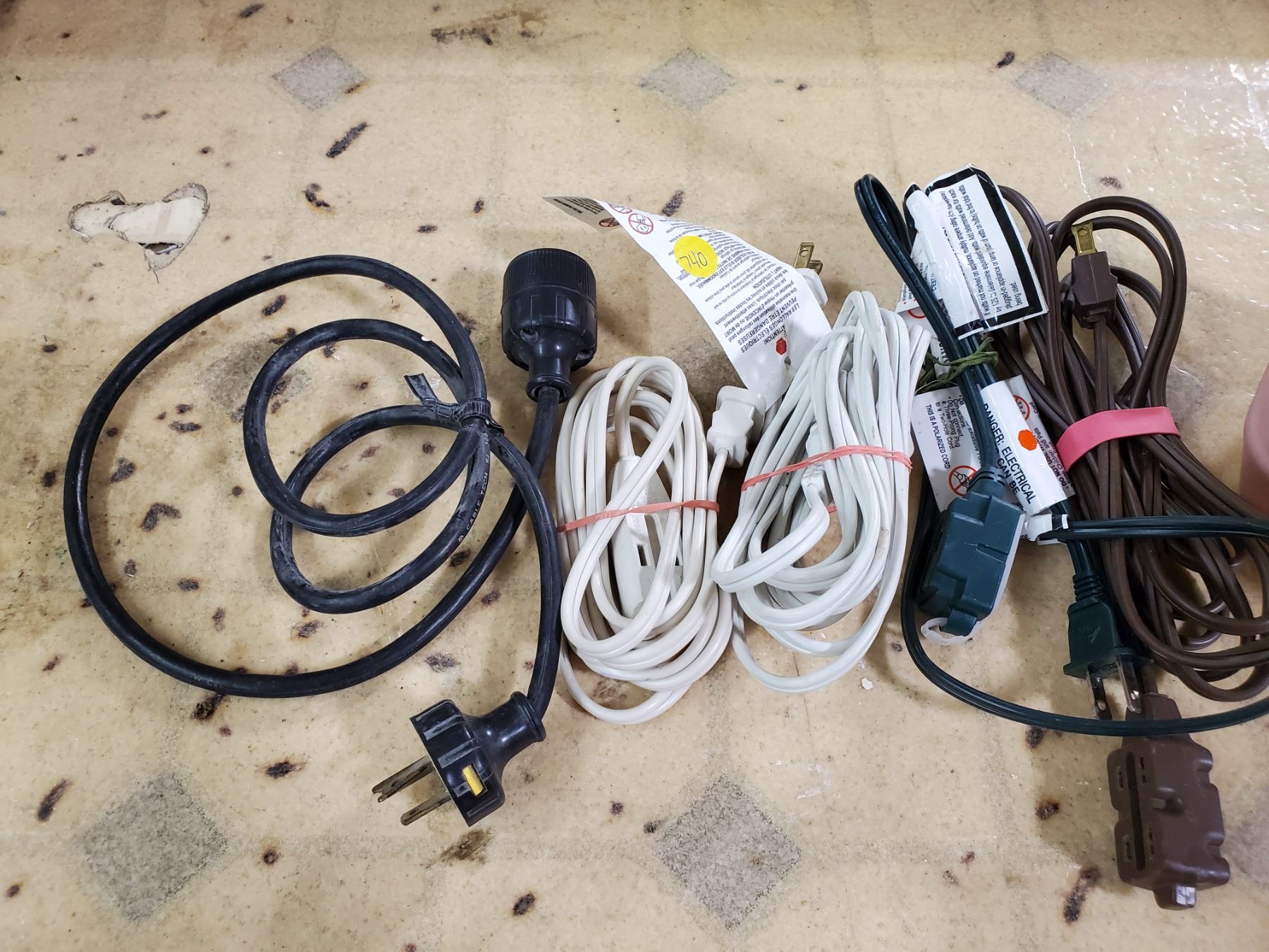 extension cords & watering jug