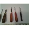 Image 2 : Old chisels/woodworking tools