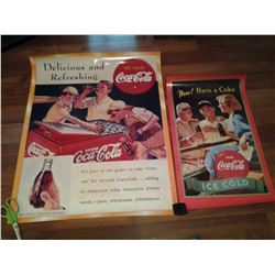 2 Coca-Cola advertisements