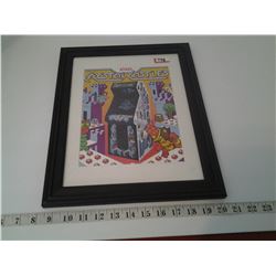 Framed Atari Crystal Castles picture