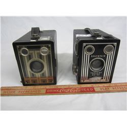 Lot of 2 Kodak Brownie Cameras