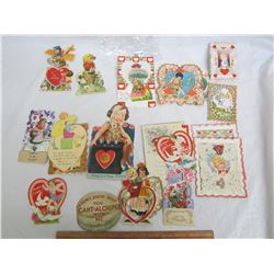 Lot of antique Valentines