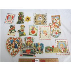 Lot of antique Valentines