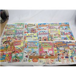 Lot of 18 Archie and Betty comics