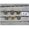 Image 1 : Lot of 6 Molson Stanley Cup Rings