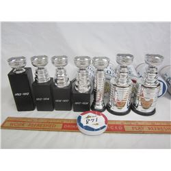 Set of 7 Molson's Evolution of the Cup