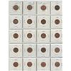 Image 1 : One Sheet of Canadian One Cent Coins - Various Dates