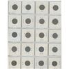 Image 2 : One Sheet of Canadian Five Cent Coins - Various Dates