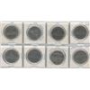 Image 1 : Eight Nickel Dollars - Various Dates