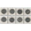 Image 1 : Eight Nickel Dollars - Various Dates