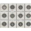 Image 1 : 12 Canadian Nickel Fifty Cent Coins