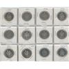 Image 1 : 12 Canadian Nickel Fifty Cent Coins