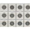Image 1 : 12 Canadian Nickel Fifty Cent Coins