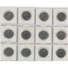 Image 2 : 12 Canadian Nickel Fifty Cent Coins