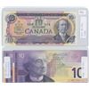 Image 1 : 1971 ans Two 2001 Canadian Ten Dollar Bills - CUNC