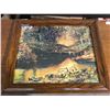 Image 3 : 23"x19" Picture Of Nature Signed By "Harley" Wooden Frame