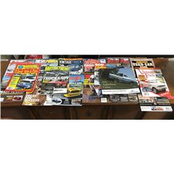 17 car + truck magazines + 1 truck calendar