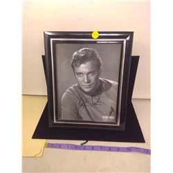 Photocopy of Signed Star Trek Photo in Frame (10"x12")