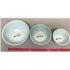 Image 2 : Turquoise Mixing Bowls Set Of 3