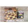 Image 1 : 2 Games Checkers & Monopoly Cards