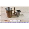 Image 1 : 2 Mugs Shell Bullet & Small Pewter