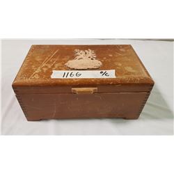 Lot of Costume Jewelry & Box