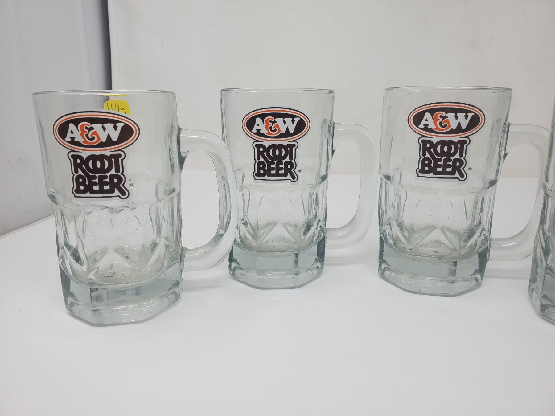 4 Large A W Mugs