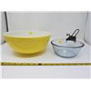 Image 1 : 1 large yellow Pyrex bowl - very good condition & Pyrex flamewear
