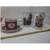 Image 2 : Mosa Holland Maastericht tea cup - 24Kt trim, 2 Norman Rockwell coffee mugs & frameable calendar