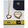 Image 2 : 4 piece heart set with diamonds