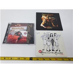 3 autographed CD's, Serena Ryder, Roy Allen, Rosie & the Riveters