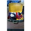 Image 3 : Green Suitcase Filled with Advertising Hats
