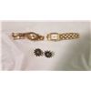 Image 1 : Lot 2 Watches & Pair Ear Rings