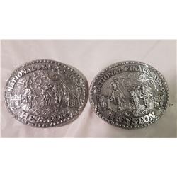 Lot 2 Rodeo Belt Buckles