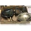 Image 1 : lot of assorted silver played trays/items