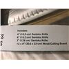 Image 2 : 4 piece knife set santoku