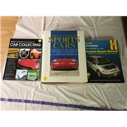 3 automotive manuals + books