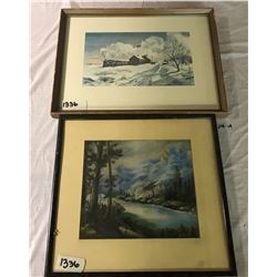 (2) pictures 12"x13" + 11-1/2" x 13"