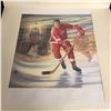 Image 1 : GORDIE "MR HOCKEY" HOWE SIGNED PRINT w/ COA