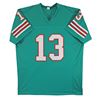 Image 2 : Miami Dolphins Dan Marino Authentic Signed Teal Pro Style Jersey Autographed JSA